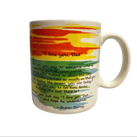 “I Love You Dad” Coffee Mug, Andrew Tawney Poem - Picture 6 of 14